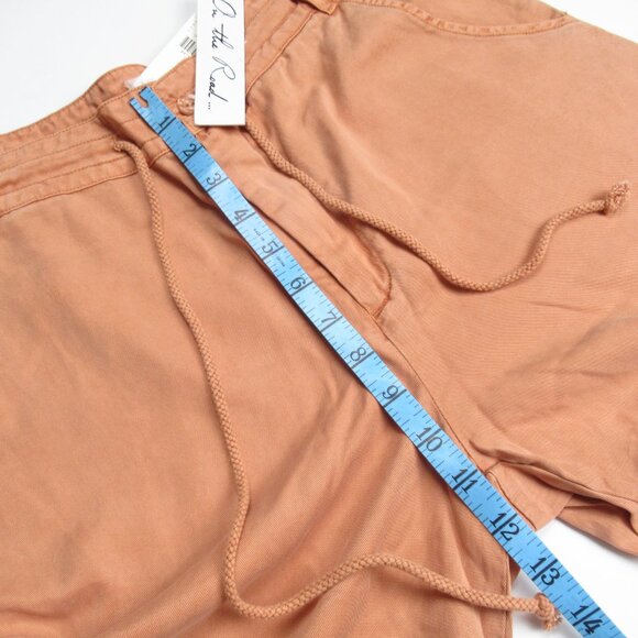 Anthropologie On the Road Drawstring Ankle Cargo Pants Orange - S - Picture 7 of 11